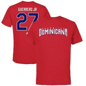 Guerrero Jr. Dominican Republic Shirt Mens XL Red World Baseball Classic